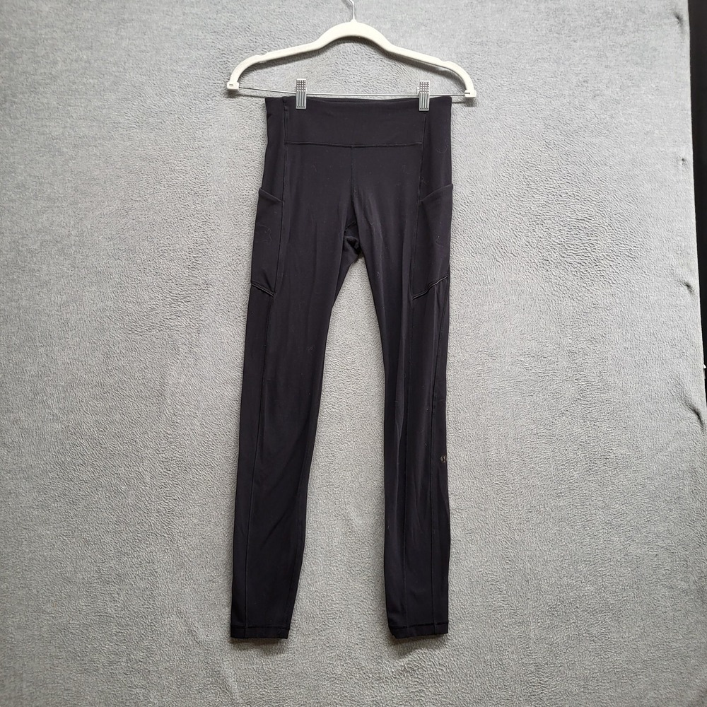 Lululemon Women Activewearβ Pants 4 Black Fast Free Legging Yoga
